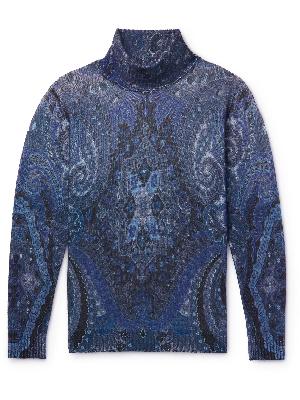 Etro - Paisley Wool Rollneck Sweater