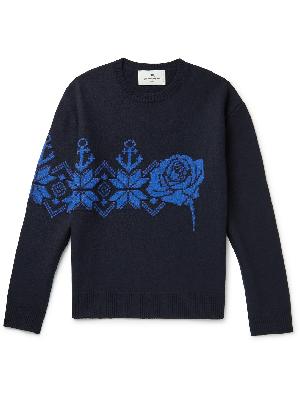 Etro - Intarsia Wool Sweater
