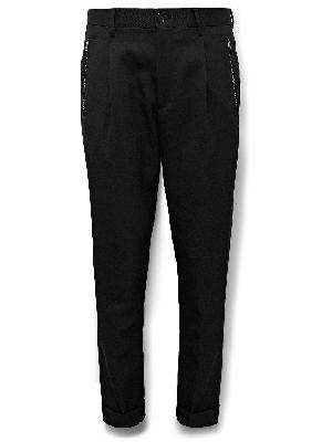Etro - Pleated Wool-Twill Trousers