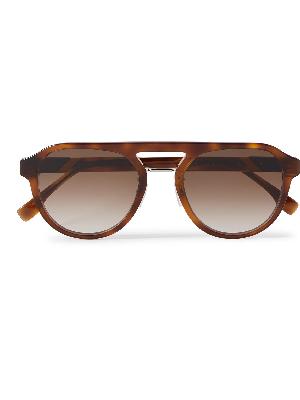 Fendi - Aviator-Style Tortoiseshell Acetate Sunglasses