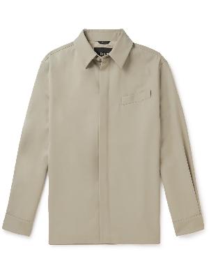 Fendi - Crepe Zip-Up Shirt
