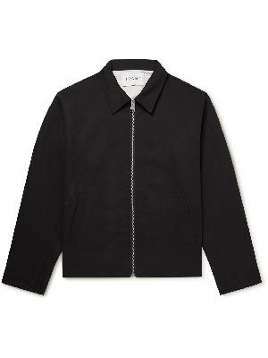 FRAME - Cotton and Linen-Blend Twill Blouson Jacket