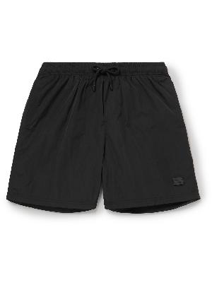 FRAME - Straight-Leg Short-Length Logo-Appliquéd Swim Shorts