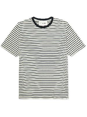FRAME - Striped Cotton-Jersey T-Shirt