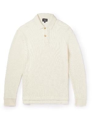 Giorgio Armani - Wool and Cotton-Blend Polo Shirt