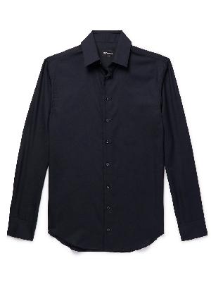 Giorgio Armani - Slim-Fit Cashmere and Silk-Blend Shirt