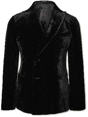 Giorgio Armani - Double-Breasted Velvet Tuxedo Jacket