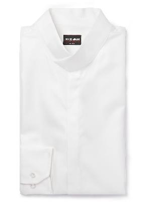 Giorgio Armani - Cotton-Poplin Tuxedo Shirt