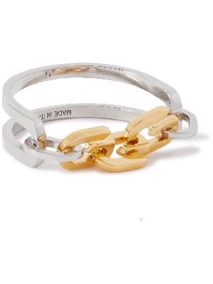 Givenchy - G Link Silver and Gold-Tone Ring