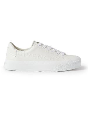 Givenchy - Logo-Embossed Leather Sneakers