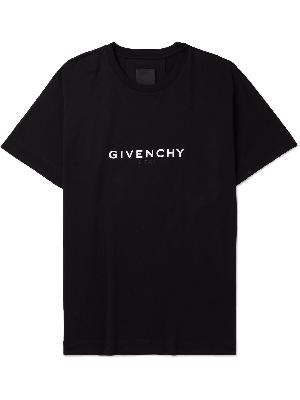 Givenchy - Oversized Logo-Print Cotton-Jersey T-Shirt