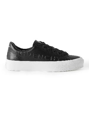 Givenchy - City Sport Logo-Embossed Leather Sneakers