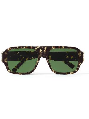 Givenchy - D-Frame Gold-Tone and Tortoiseshell Acetate Sunglasses