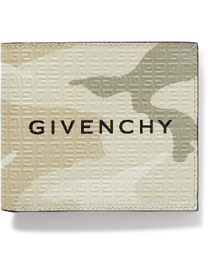 Givenchy - Logo-Embossed Camouflage-Print Leather Billfold Wallet