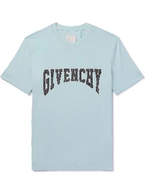 Givenchy - Slim-Fit Logo-Appliquéd Cotton-Jersey T-Shirt