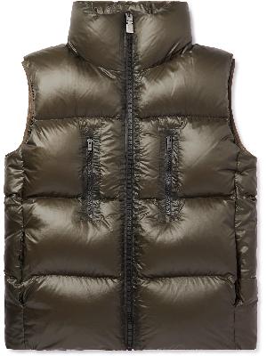 Givenchy - Logo-Embroidered Quilted Shell Down Gilet