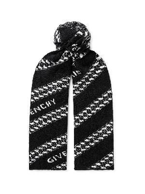 Givenchy - Logo-Jacquard Wool-Blend Scarf