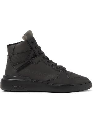 Givenchy - Wing Leather-Trimmed Rubber Sneakers