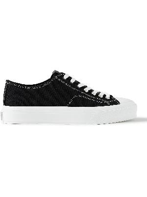 Givenchy - City Leather-Trimmed Canvas Sneakers