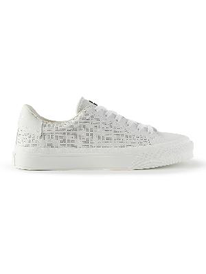 Givenchy - Perforated Leather Sneakers
