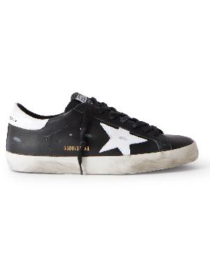 Golden Goose - Superstar Distressed Leather Sneakers