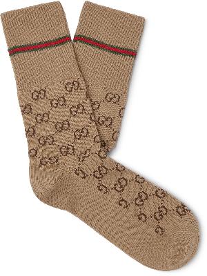 GUCCI - Logo-Jacquard Cotton-Blend Socks