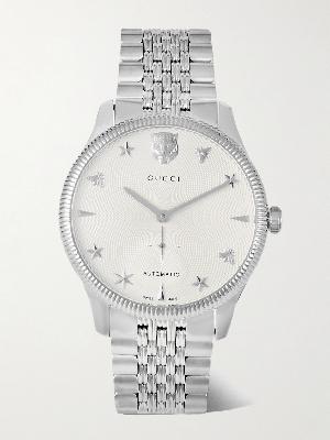 GUCCI - G-Timeless Automatic 40mm Stainless Steel Watch