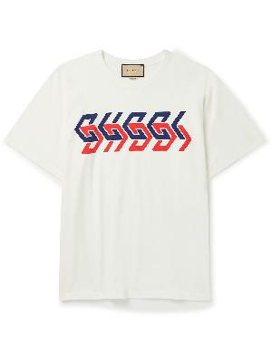 GUCCI - Logo-Print Cotton-Jersey T-Shirt