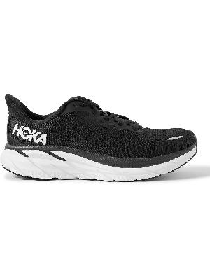 Hoka One One - Clifton 8 Wide-Fit Rubber-Trimmed Mesh Running Sneakers