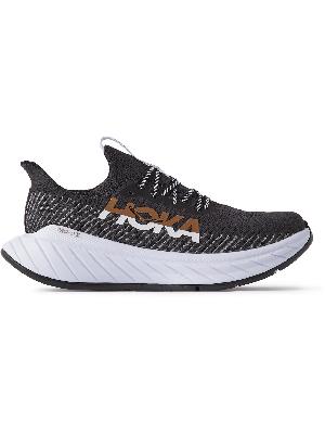 Hoka One One - Carbon X3 Rubber-Trimmed Mesh Running Sneakers