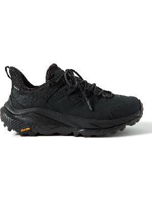 Hoka One One - Kaha 2 Low GTX GORE-TEX® and Canvas-Trimmed Nubuck Hiking Sneakers