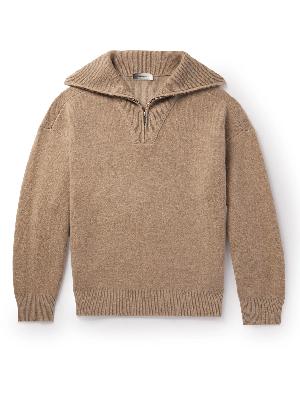 Isabel Marant - Lewin Merino Wool-Blend Half-Zip Sweater