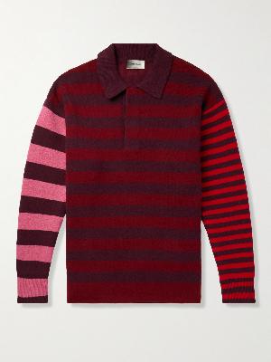 Isabel Marant - Lirio Striped Merino Wool-Blend Polo Sweater