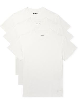 Jil Sander - Three-Pack Logo-Appliquéd Cotton-Jersey T-Shirts