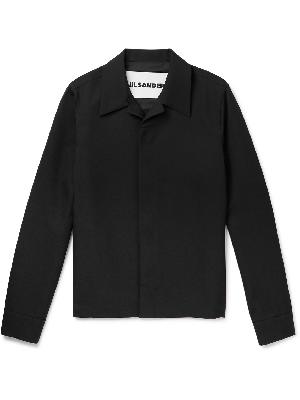 Jil Sander - Slim-Fit Camp-Collar Wool-Gabardine Overshirt
