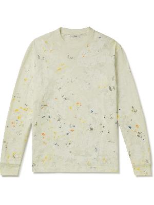 John Elliott - University Paint-Splattered Cotton-Jersey T-Shirt