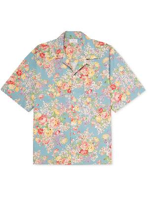 John Elliott - Camp-Collar Floral-Print Cotton-Poplin Shirt