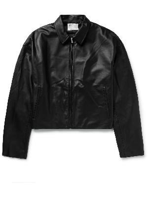 John Elliott - Cropped Leather Jacket