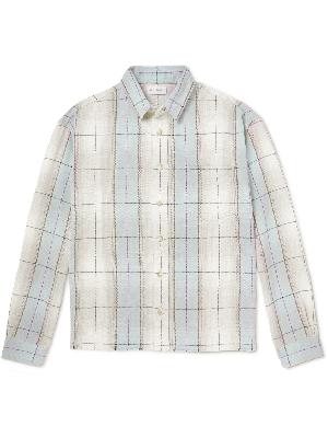 John Elliott - Hemi Frayed Checked Cotton-Flannel Shirt