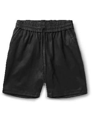 John Elliott - LA Leather Drawstring Shorts
