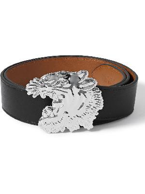 KENZO - 3cm Reversible Leather Belt