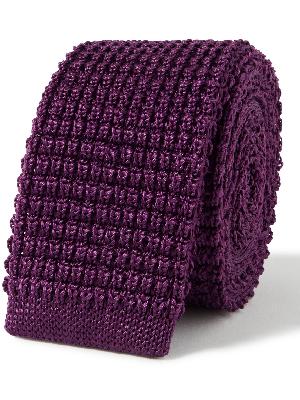 Lanvin - 4cm Knitted Silk Tie