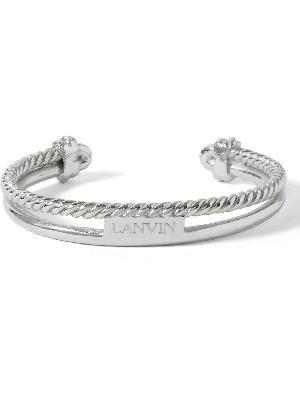 Lanvin - Logo-Engraved Sterling Silver Cuff