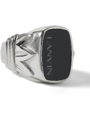 Lanvin - Sterling Silver and Enamel Ring