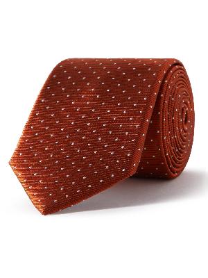 Lanvin - 7cm Pin-Dot Silk-Faille Tie