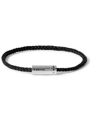 Le Gramme - 5g Braided Cord and Sterling Silver Bracelet