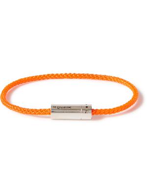 Le Gramme - 5g Braided Cord and Sterling Silver Bracelet