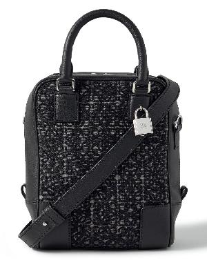Loewe - Amazona 15 Leather-Trimmed Logo-Jacquard Canvas Messenger Bag