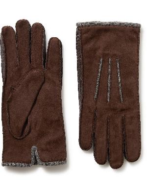 Loro Piana - Damon Baby Cashmere-Lined Suede Gloves