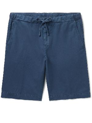 Loro Piana - Straight-Leg Cotton and Linen-Blend Drawstring Bermuda Shorts